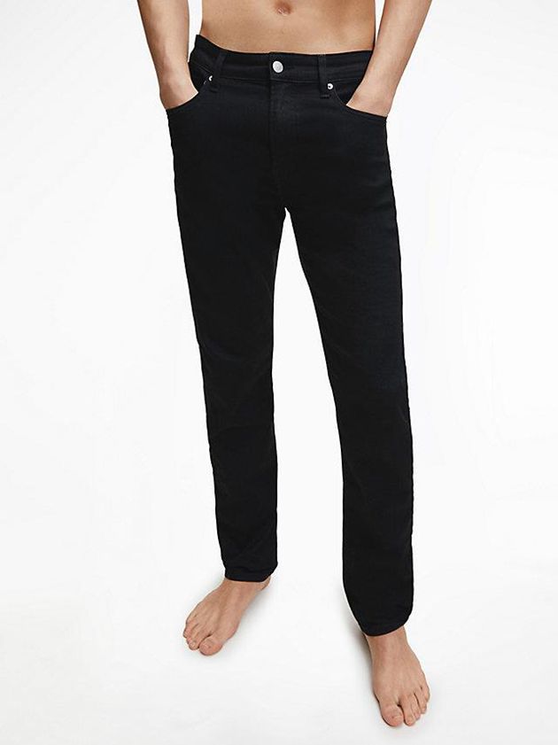 Calvin Klein USA Slim Tapered Mens Jeans Black 1237890-PQ